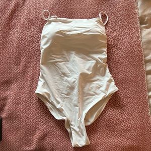 NWT Oysho white one piece bathing suit.